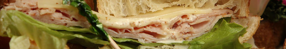 Eating Pizza Sandwich Bakery at Cacia's Bakery of Audubon restaurant in Audubon, NJ.